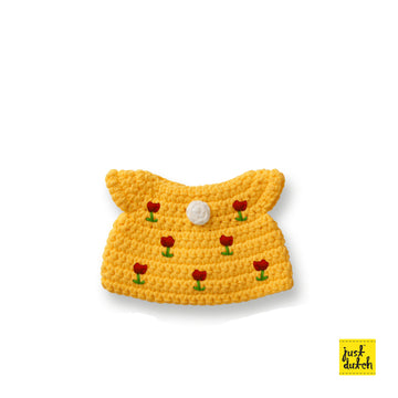 <tc>Yellow tulip dress handmade</tc>