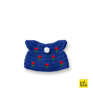 <tc>Blue tulip dress handmade</tc>