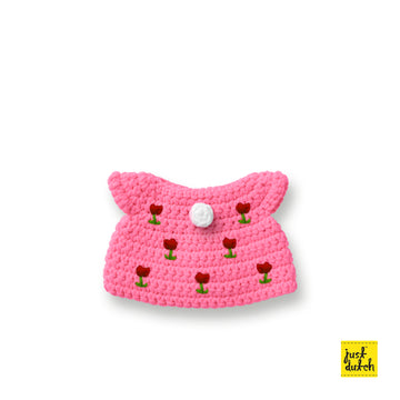 <tc>Pink tulip dress handmade</tc>