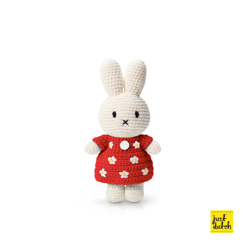 <tc>Miffy handmade and her red flower dress</tc>