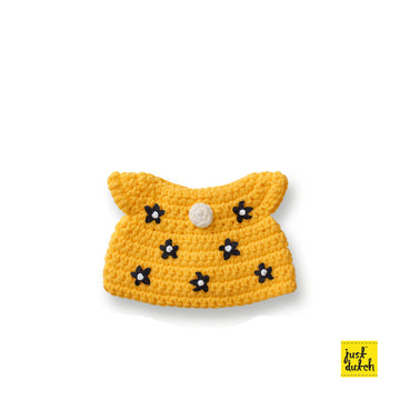 <tc>Bee dress with flowers handmade</tc>