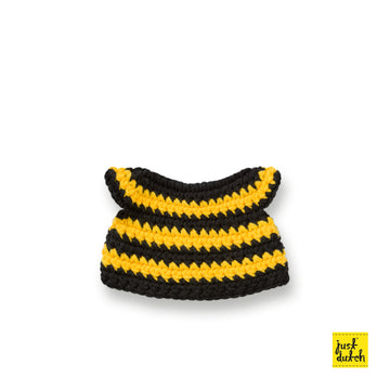 <tc>Striped bee dress handmade</tc>