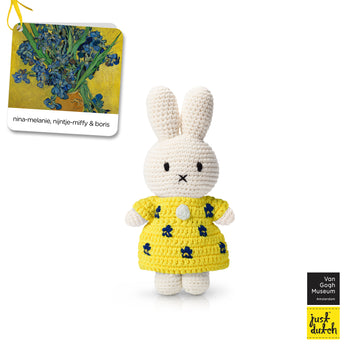 <tc>Miffy handmade and her van gogh irises dress</tc>