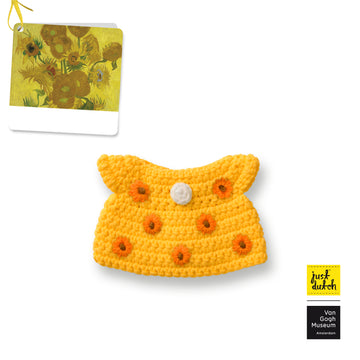 <tc>Van gogh sunflower dress handmade</tc>