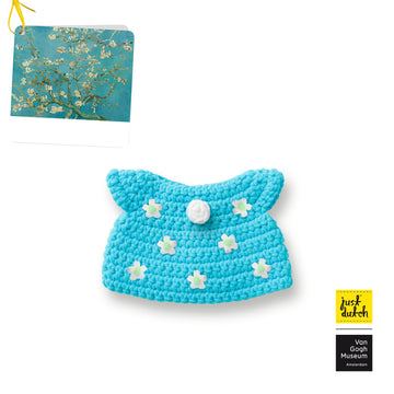 <tc>Van gogh almond blossom dress handmade</tc>