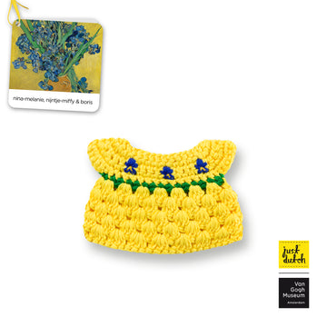 <tc>Van gogh new irises dress handmade</tc>