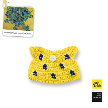 <tc>Van gogh irises dress handmade</tc>