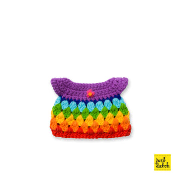 <tc>Bright rainbow dress handmade</tc>
