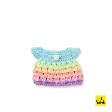<tc>Pastel rainbow dress handmade</tc>