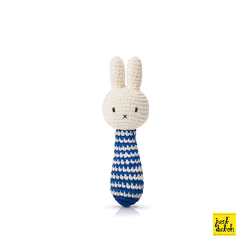 Miffy 米飛 條紋手搖鈴 - 藍色