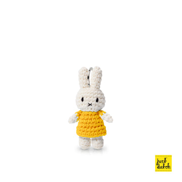 Miffy 米飛 手工編織 鑰匙圈 - 黃色