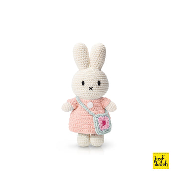 Miffy 米飛和她的粉紅洋裝+小花包