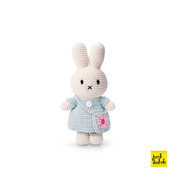 Miffy 米飛和她的薄荷綠洋裝+小花包
