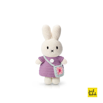 Miffy 米飛和她的紫羅蘭洋裝+小花包