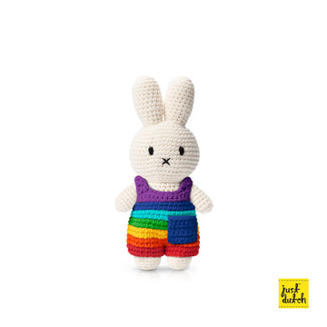 <tc>Miffy handmade and her bright rainbow overall</tc>