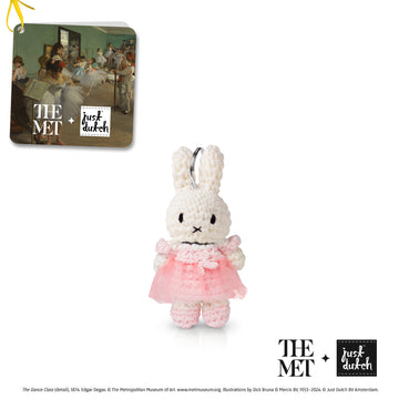 Miffy 米飛 手工編織 鑰匙圈 - 竇加 芭蕾女伶 Degas