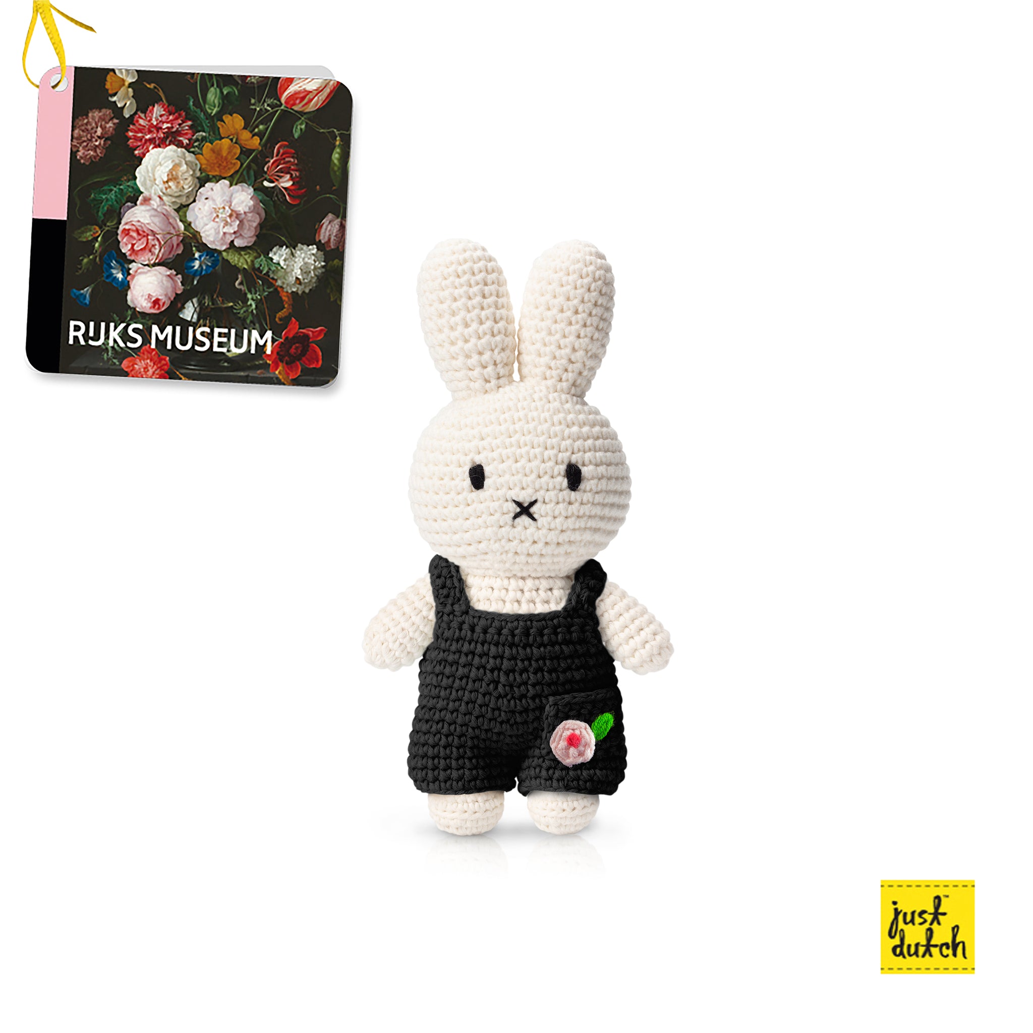 Miffy 米飛和她的國家博物館花朵吊帶褲