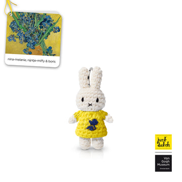 Miffy 米飛 手工編織 鑰匙圈 - 梵谷 鳶尾花