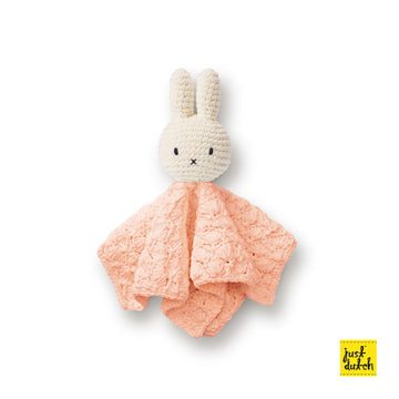 Miffy 米飛 安撫巾 復古花紋 - 粉紅