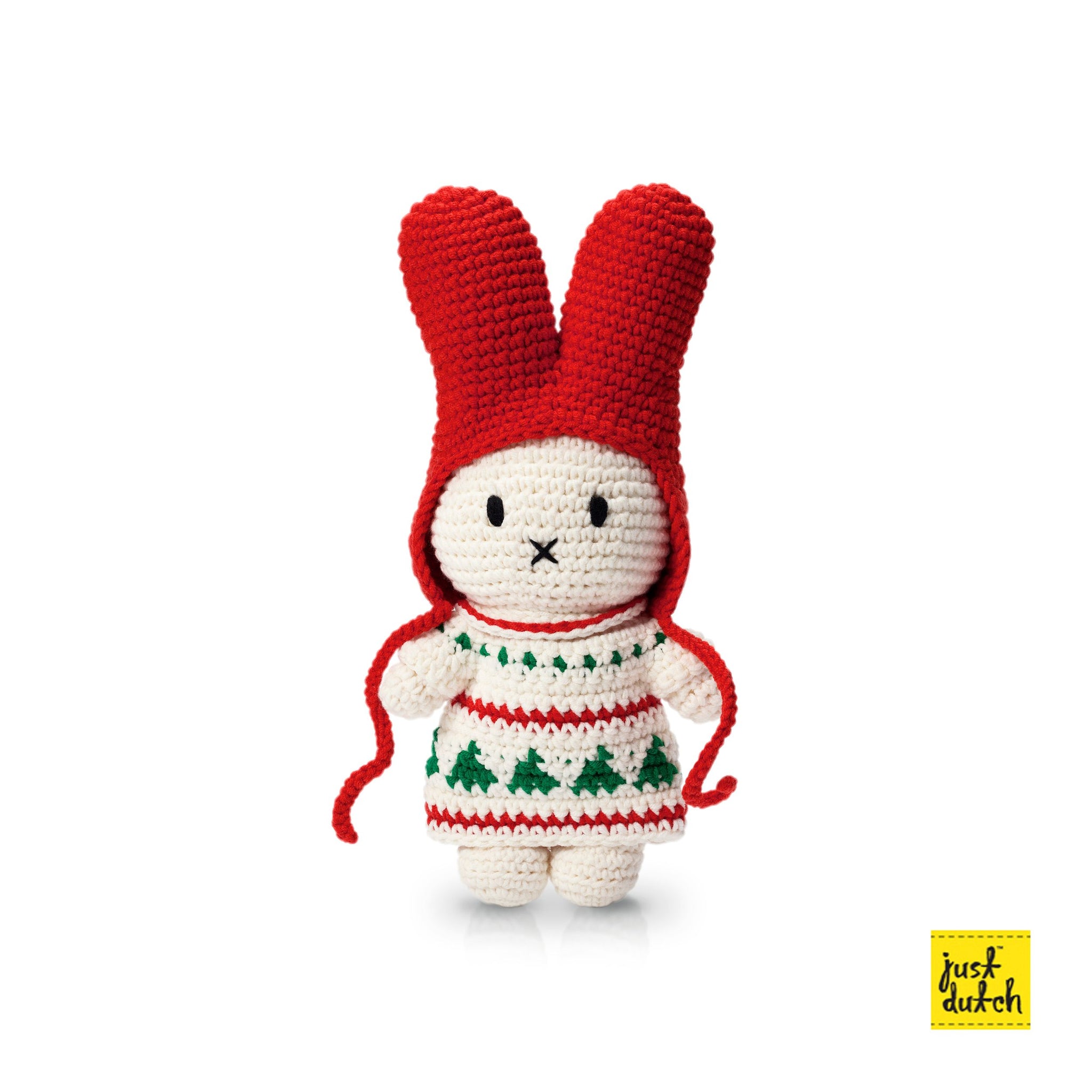 Miffy 米飛和她的聖誕洋裝+紅帽